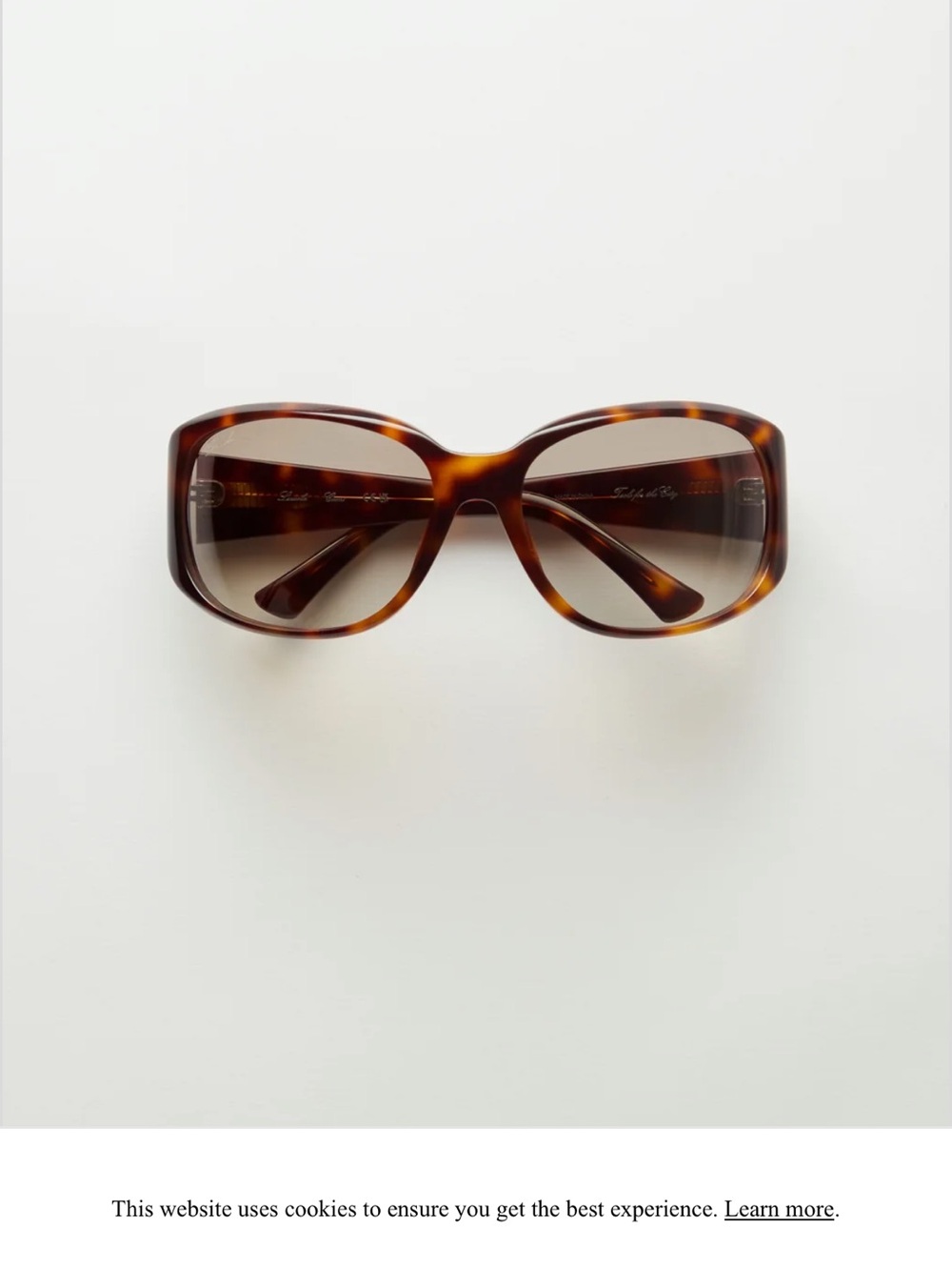 Lexxola Tortoiseshell Oversized Sunglasses - Brown Gradient